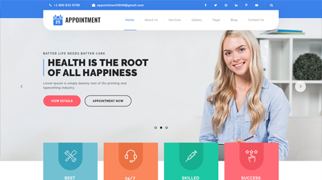 Appointment WordPress Theme Thumbnail 
