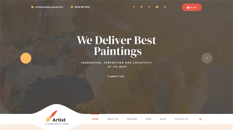 Art WordPress Theme Thumbnail 