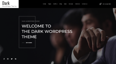 Dark WordPress Theme Thumbnail 