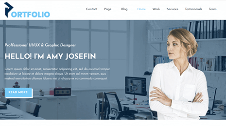 CV WordPress Theme Thumbnail 