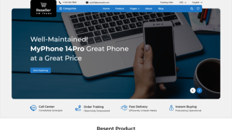 Reseller Store WordPress Theme Thumbnail 