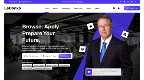Job Portal WordPress Theme Thumbnail 